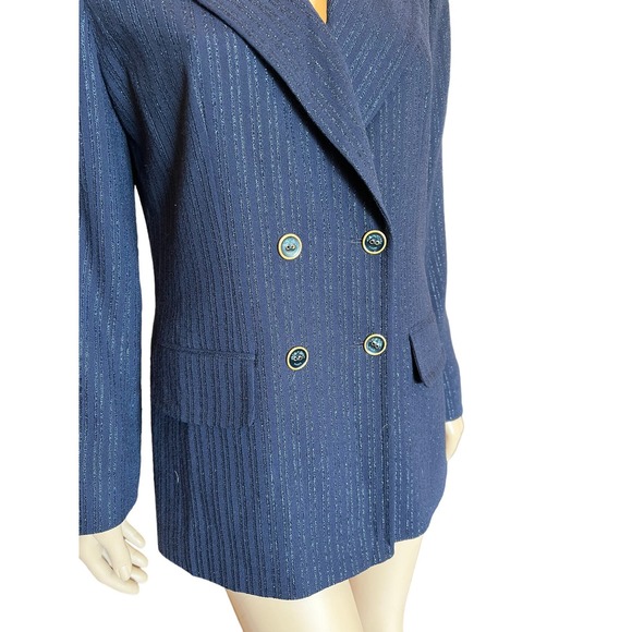 Vintage Electre Paris Wool Top Blazer Size Medium  Made in France - Picture 9 of 12